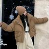Short bread jacket down jacket women's small stand-up collar warm loose casual versatile temperament winter coat