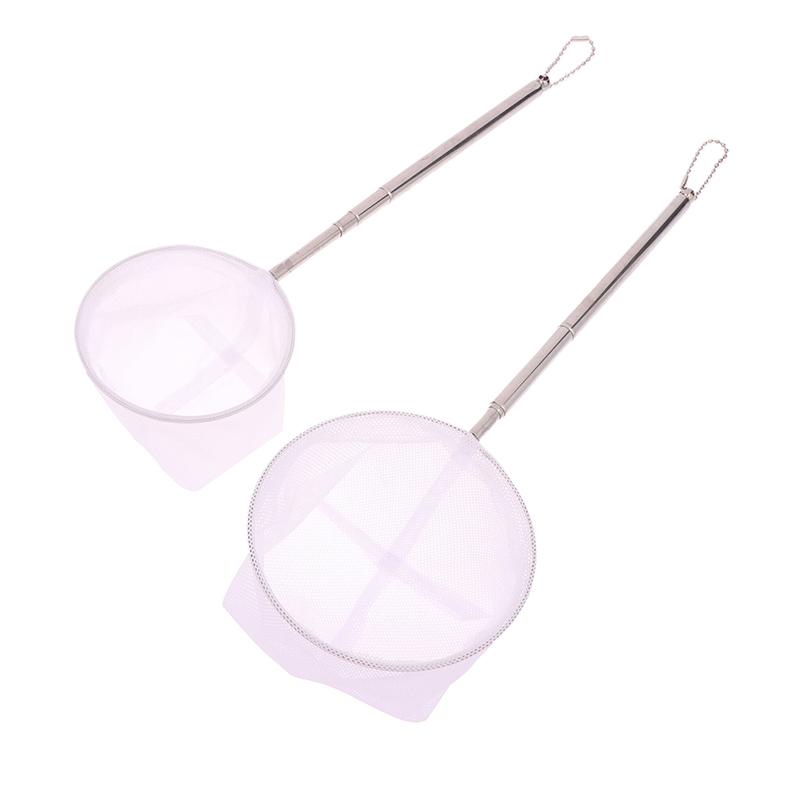 1Pc Aquariumfish Fishing Net Stainless Steel Retractable Small Shrimp Fishing Nets Fish Shrimp Tank Aquarium Accessories