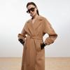 Only Women's 100% Lambswool Double-Faced Straight Long Coat