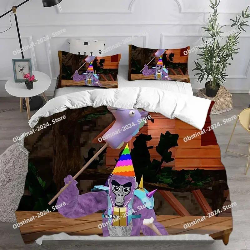 Gorilla Tag Bedding Sets Comforter Quilt 3D Print Bed Cover Duvet Cover Pillow Case 3 Pieces Sets Kids Adult Full Size