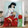 Inuyasha Warm Winter Blankets for Sofa Cover Blanket Bed Throw Luxury Bedding Beach Towel Knitted Plaid Home and Decoration Knee