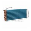 Copper Tube Aluminum Fin Evaporator Refrigerator Condenser Coil Finned Heat Exchanger for