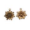 Flowers Of Life Charms Vintage Alloy Pendants For Nature Inspired Jewelry Making