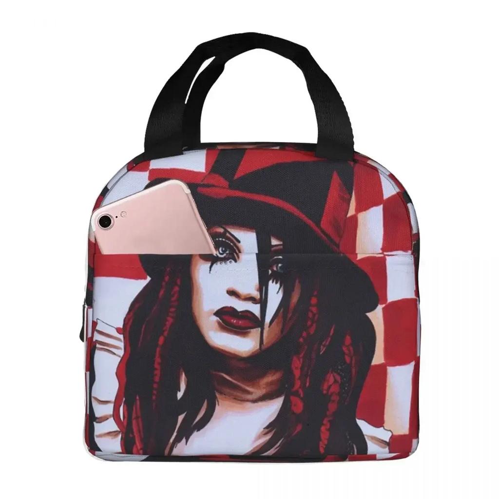 Malice Mizer Visual Kei Japanese Rock Band Gothic Insulated Lunch Bag Cooler Thermal Food Box Tote Lunch Boxes Container