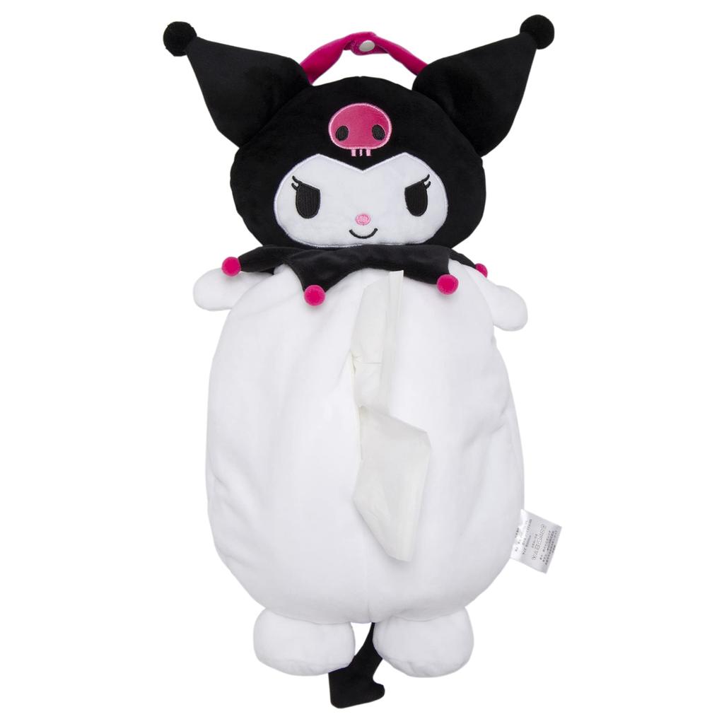 Moripiro Sanrio Tissue Case Kuromi Black Approx. 30cm X 50cm SANRIO Official Character Goods Kuromi Hanging Wall Mounted Car Tissue Cover Holder