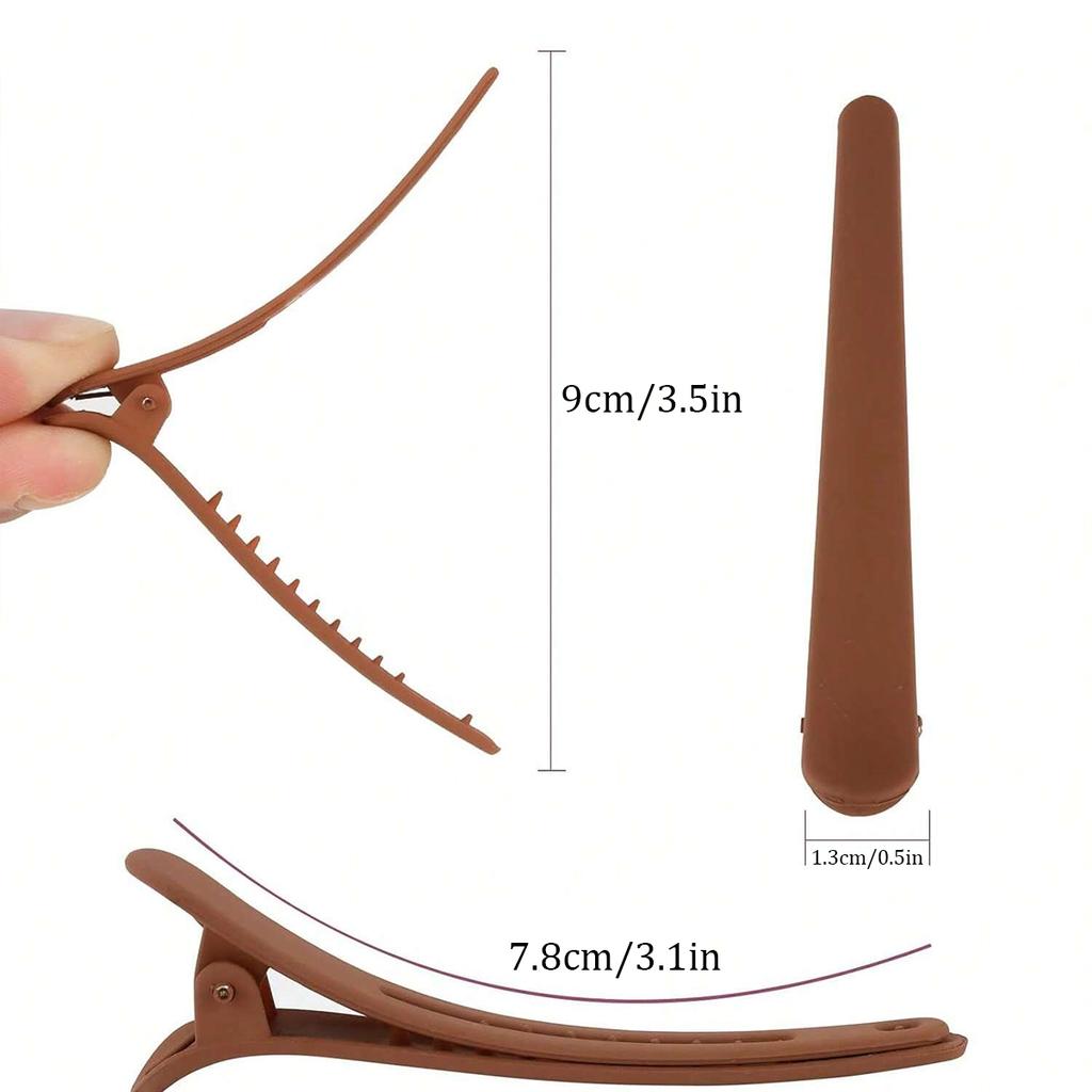 12 hairpins for styling slices, matte hairpins, non-crease duckbill hairpins, hairstyle accessories for ladies and girls