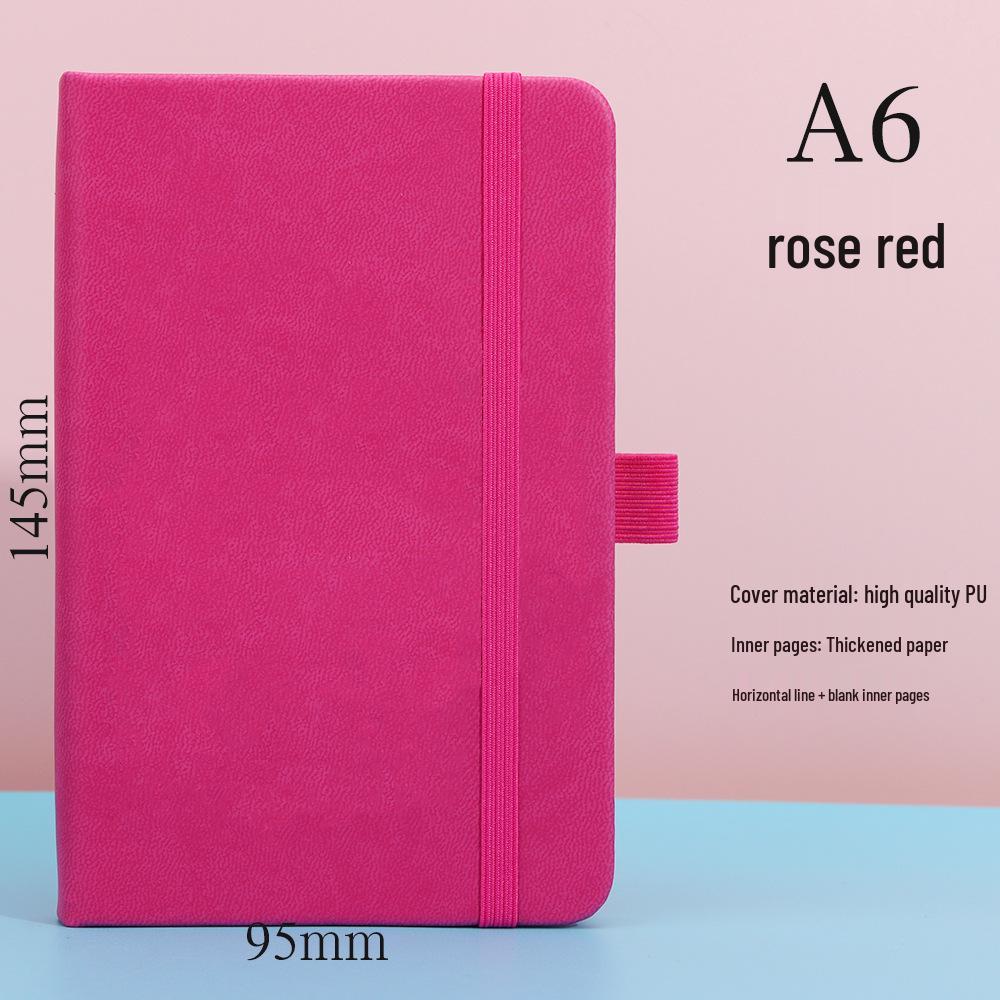 A5 Custom Logo Strap Notebook - Elegant Office Planner Journal