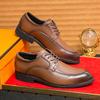 High Quality Brogues Leather Shoes Men Trend Men's Dress Formal Leather Shoes Autumn Wedding Business Social Oxford Shoes Male