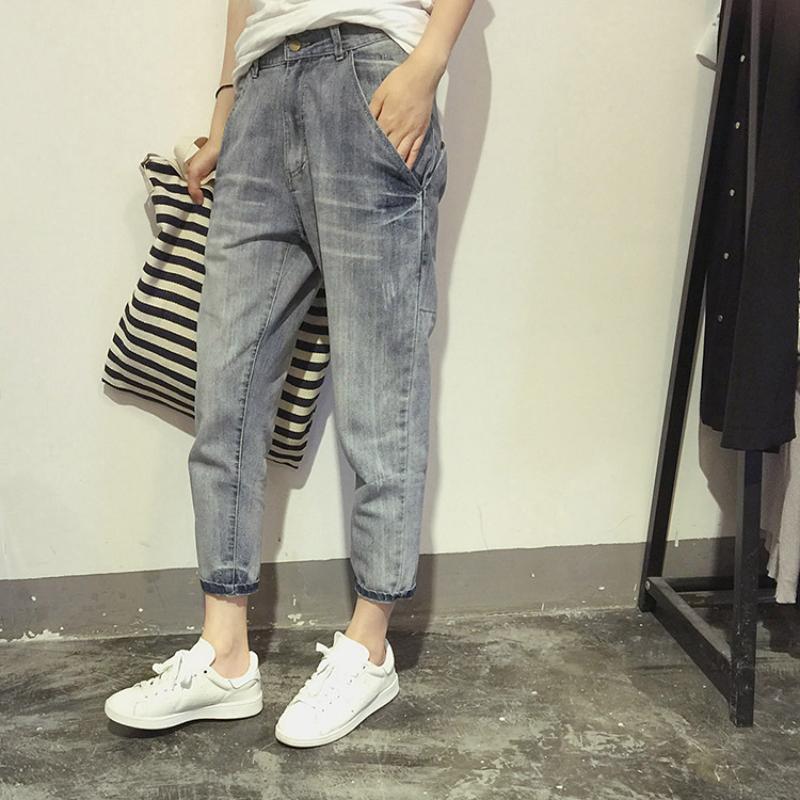 Spring and Autumn Women's Breathable Fashion Jeans Slim Stretch Trousers Women's Clothing