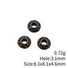 Small Hole Alloy Spacer Beads Multi Pattern Antique Metal Loose Beads For DIY Jewelry Bracelet Making For