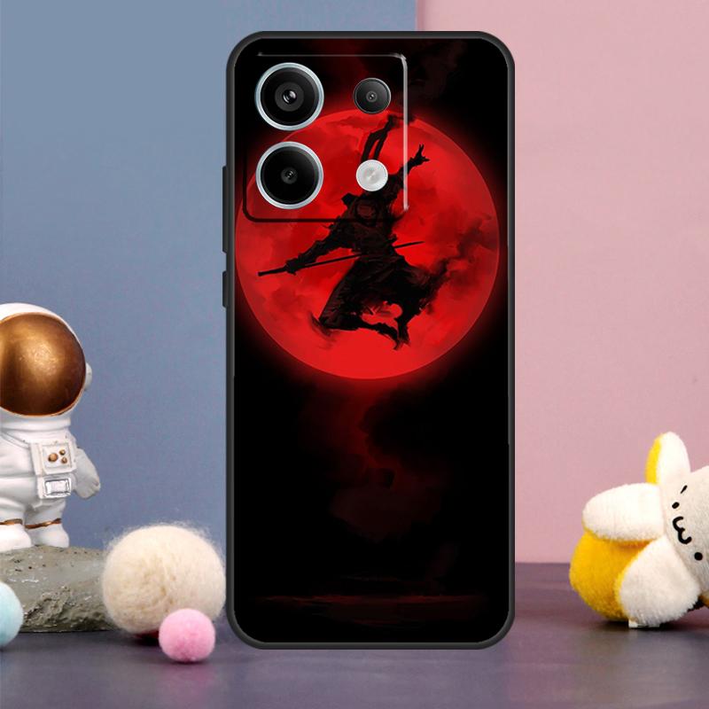 Japan The Samurai Ninja Case For Xiaomi Redmi Note 14 13 9 10 11 12 15 Pro Plus Redmi 15 15C 14C 10C 12C 13C Cover