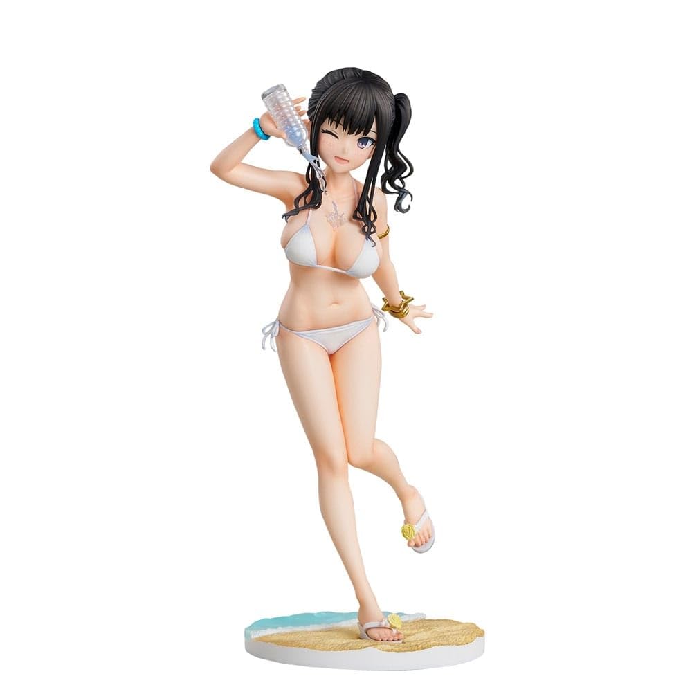 

Kaedeko Illustration Miyuki Summer Clouds White Bikini PVC ABS painted finished figure Sasaki - Ver. Non-scale & бежевый