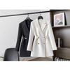 Available Now: 2025 Plus Size Women's Spring Blazer with Waist-Hugging Design, Mid-Length Coat 8088.
