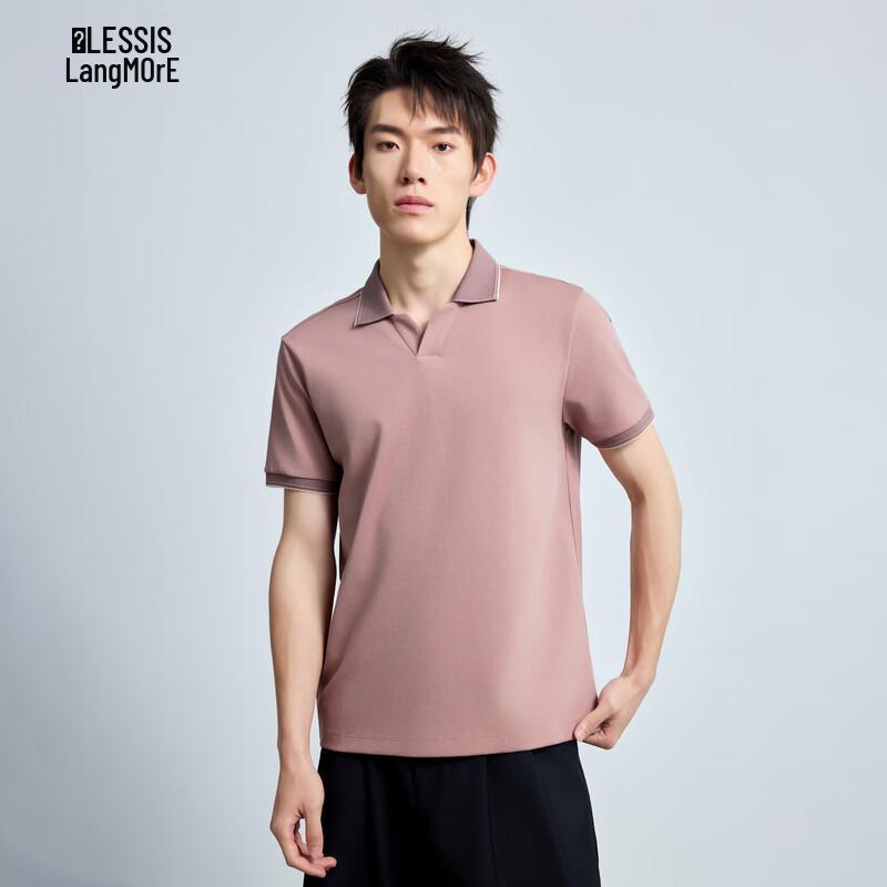 Мужская дышащая рубашка-поло Lilang в стиле Quiet Luxury 170