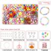 Children Bead Crafting Set Colorful Plastic Materials Handmade Accessories Gift