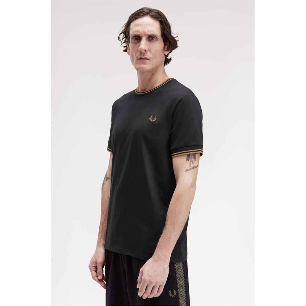 Fred Perry Mens Tipped T-Shirt