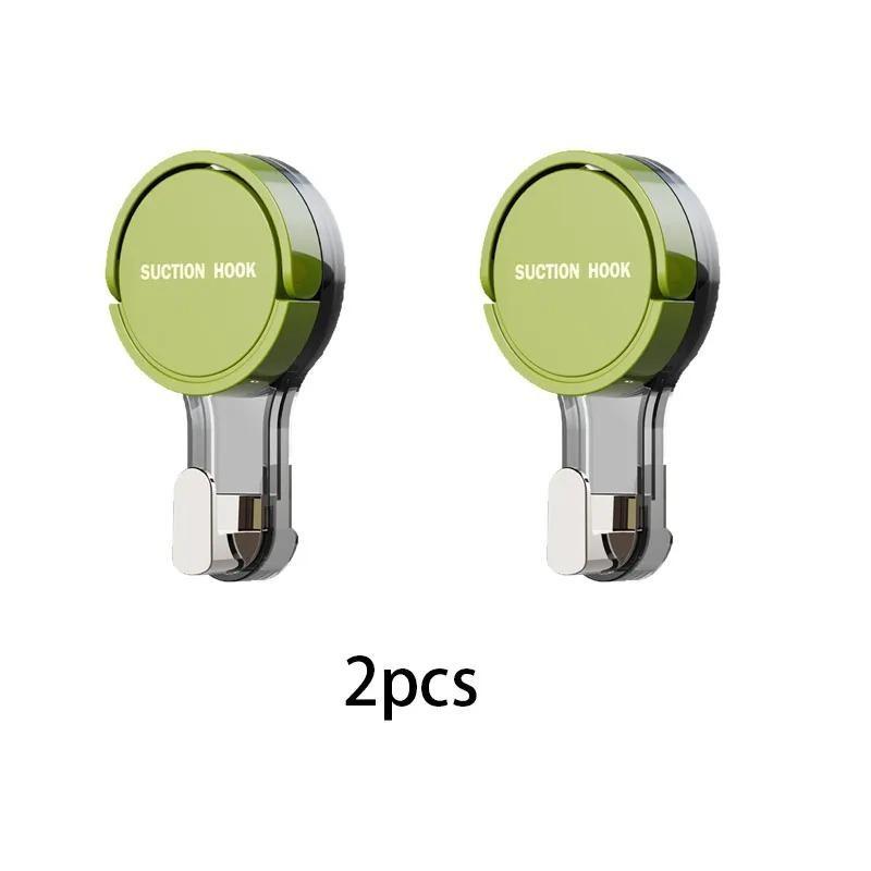 Starke Vakuumsaugnäpfe Spurloser Kleber ohne Bohren für Zuhause Badezimmer Küche Türrückseite Toilettenbereich - 4er-Set