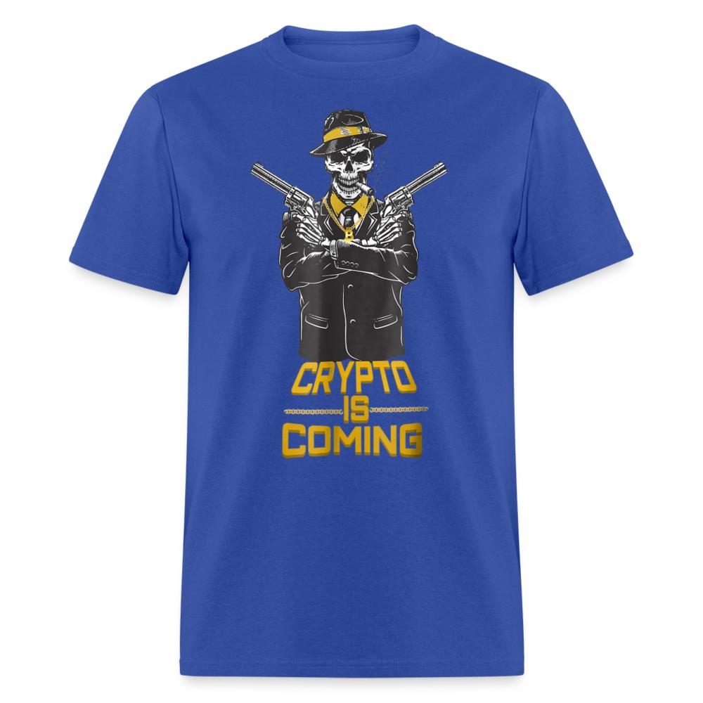 

Bitcoin shirt Crypto is Coming TShirt BTC Currency HODL T-Shirt Size S-6XL 4XL