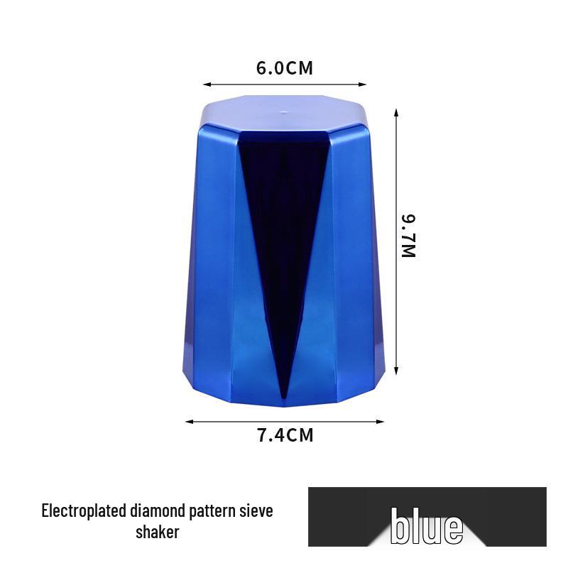 Electroplated Rhombus Dice Cup for Bar & Nightclub Entertainment