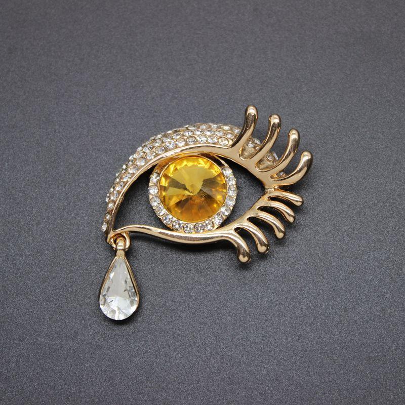 Creative Enamel Devil Eyes Office Causal Brooch Women'S Waterdrop Eyes Corsage Pin Accessories Gift