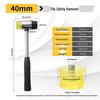 Multifunctional Detachable Double-Head Rubber Hammer for Home Installation