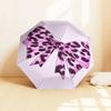1pc Pink Leopard Print Bow Print Umbrella , Multi-functional Umbrellafor Men & Women, Valentine's Day Gift0817013