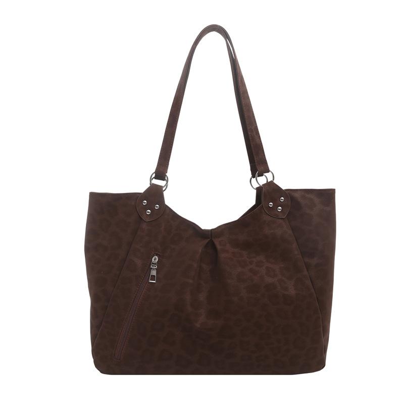 Korean Large-capacity Tote Bag, Women's Shoulder Bag, Versatile Light Luxury Handbag, Simple And Fashionable Commuter Bag