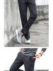 Men's Plus Size Quick-Dry Ice Silk Straight-Leg Pants for Summer Outdoor Work