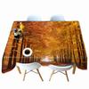 Mangrove Forest Tree Landscape Pattern Tablecloth Thicken Cotton Rectangular Round Table Cloth For Wedding Picnic Party