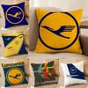 LLufthansaS German Airlines Cushion Cover Pillowcase Ultra Soft Skin Friendly Fabric Cloud Like Comfort  Concealed Zipper