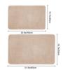 Non-Slip Bathroom Mat Quick Dry Absorbent Bath Mat with Rubber Backing Thin Bathroom Rug for Under Door Floor Bathtub Shower Use