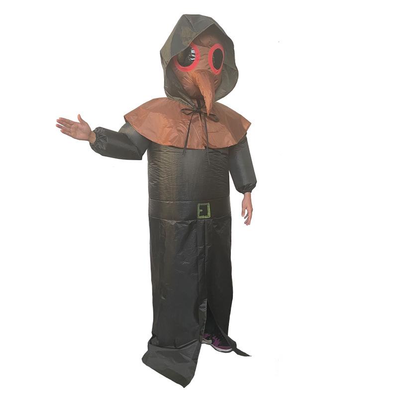 Halloween & Christmas Inflatable Evil Clown Costume - Quirky and Funny Doll Prop Suit