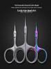 Third-Gen Dead Skin Nippers with Ukrainian Stainless Steel, Front-Set Elbow, Easy-Cut Manicure Scissors