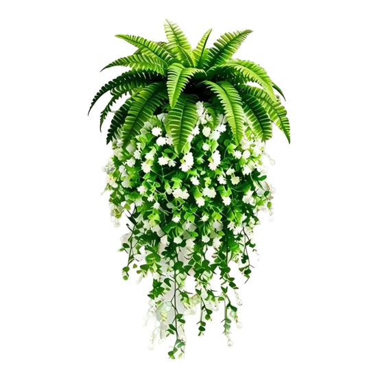 Fake Hanging Plants UV Resistant Fake Vines C