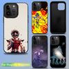 S-Saint Seiya Knights Zodiac Phone Case For IPhone 16 15 14 13 12 11 Pro Mini Max Soft Magnetic Cover