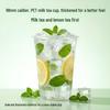 Disposable PET Cold Drink Cups with Lids