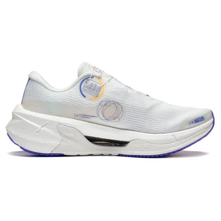 Li Ning Furious Rider 7.0 PRO V2 Casual Abrasion Resistant Low top Running Shoes Women's Ivory ARZT010-1