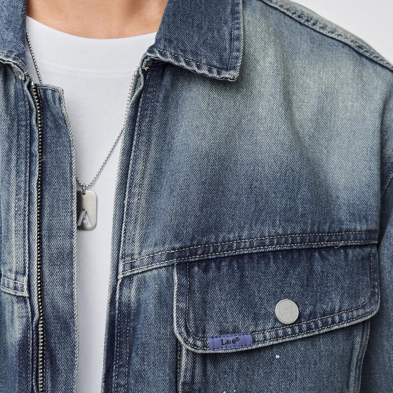 Lee Men's Retro Ink Splash Denim Jacket