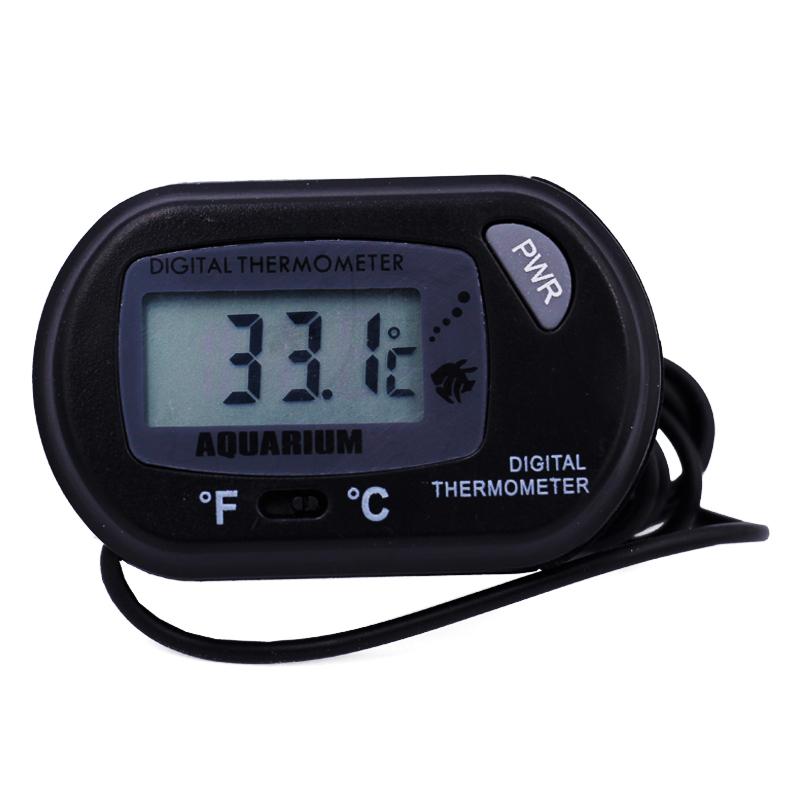 Mini Temperature Meter Digital Thermometer Temp Probe Meter Fridge Suction Cup Thermometer Measuring For Fish Aquarium