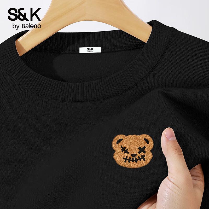 Baleno S&K Men s JPB Bear Print Knit Sweater 3XL