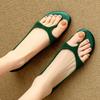 Fashion Fashion Versatile Women Shoes Summer New Round Toe Flat Shoes Comfort Non Slip Women's Sandals Temperament Women's Flat Sandals