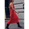 Summer New Product Women's Clothes French Hanging Collar Open Back Sexy Sleeveless Long Midi Skirt Dress 9247782