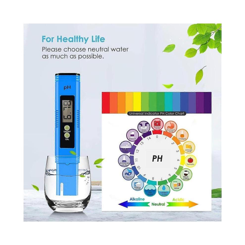 Digital PH Meter, PH Tester High-Density Water Quality Accurate Test Range