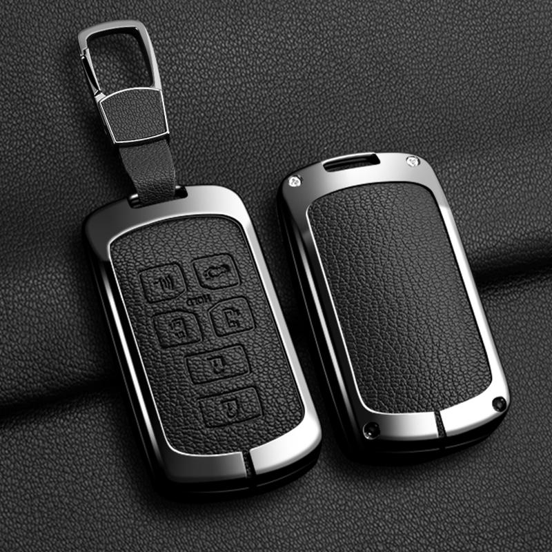 Zinklegierung 6-Tasten Auto Schlüsselanhänger Hülle Schale Halter Fob Für Toyota Sienna Se Tacom 2015 2016 2017 2018 2019 2020 Zubehör