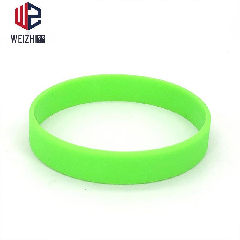 Wei Zhi Solid Color Silicone Sports Wristbands
