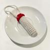 Mushroom Knitted Lip Balm Keychain Mini Tint Key Holder Lipstick Holder