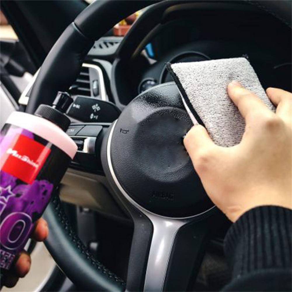 4PCS Suede Sponge Car Wash Pad Soft Absorbent Detailing Bristle Cleaning No Scratch Microfiber Scrubbing Car Detailing Sponge