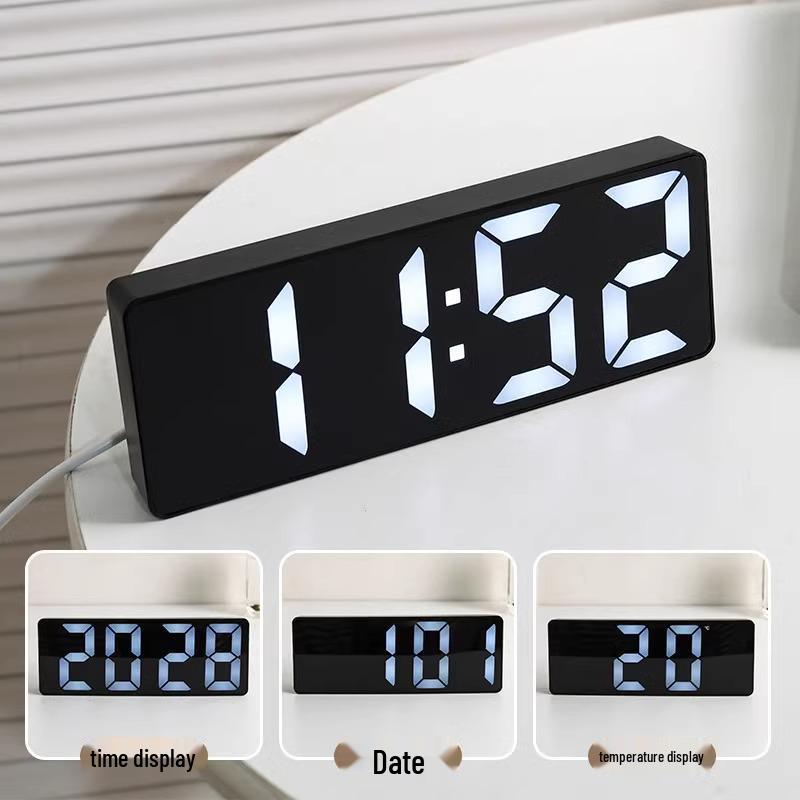 Luminous Silent Desk Clock: High-Value Digital Alarm Clock for Students