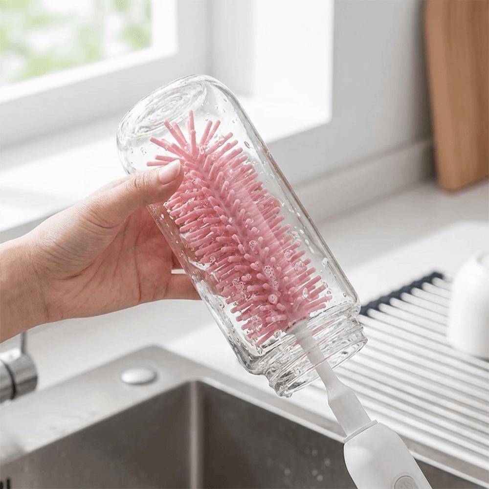 UV Sterilization Electric Bottle Cleaning Brush Set 6-In-1 Cleaning Brush for 1500mAh Infant