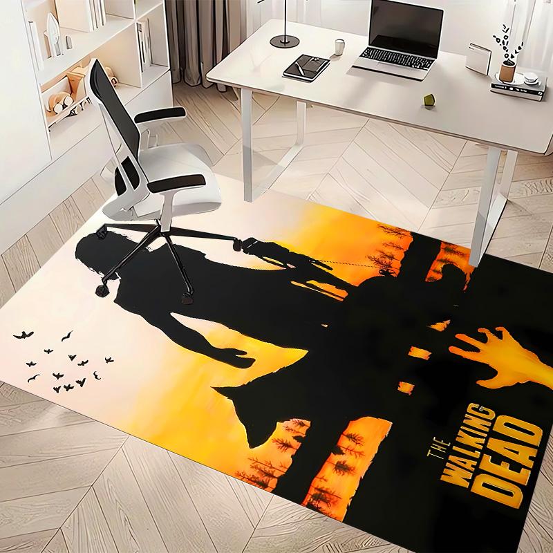 The Walking Dead Daryl Dixon3 Printed Absorbent Washable Carpet, Non-Slip Bathroom Mats, Kitchen Rugs, Yoga Mat,Living Room Entrance, Camping Picnic R